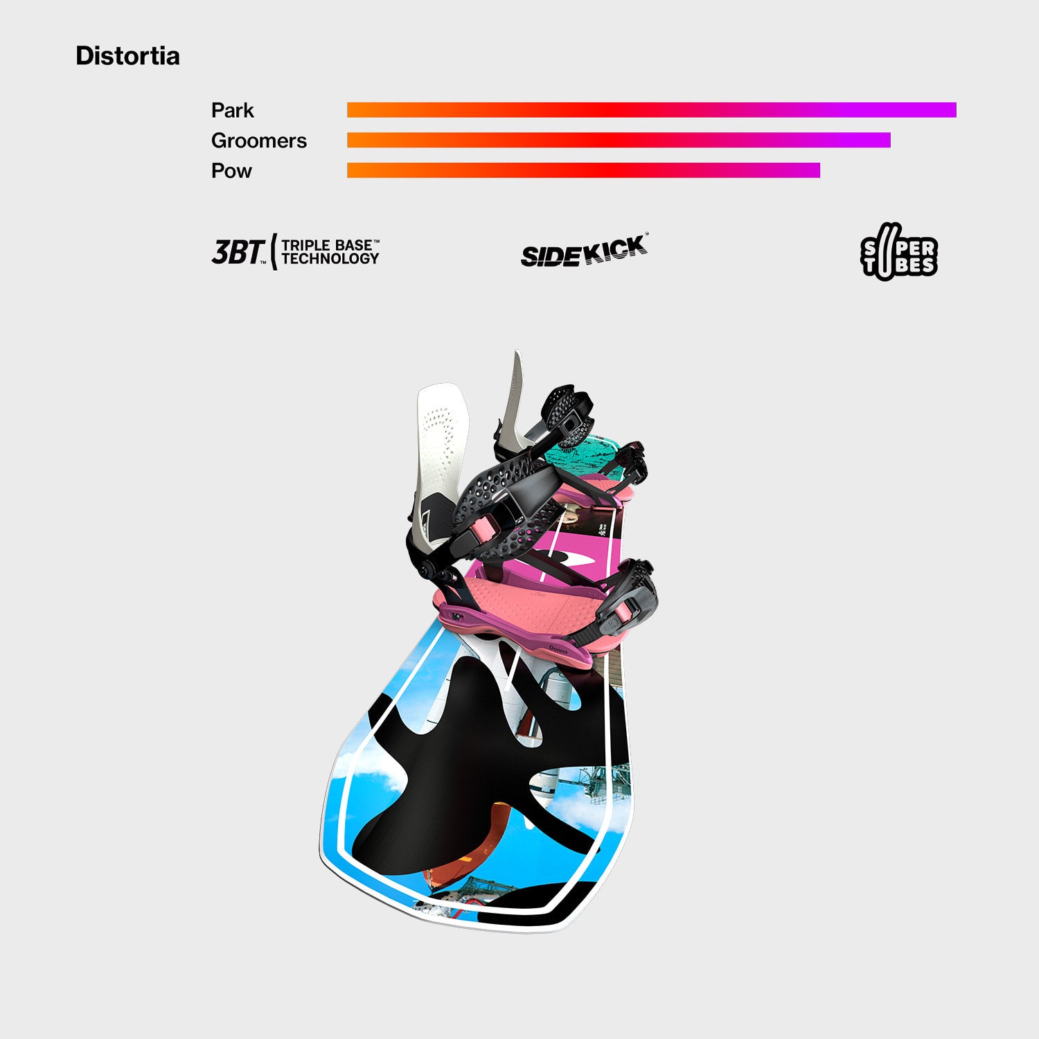 Distortia 22-23 (Twin) FLEX4 Bataleon Snowboards バタレオン
